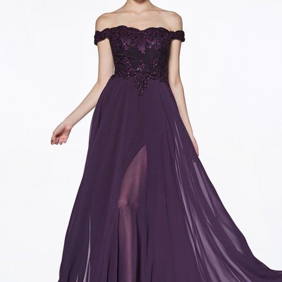Cinderella Dresses & Skirts - Sweetheart Neck Off Shoulder Evening Dress CD7258